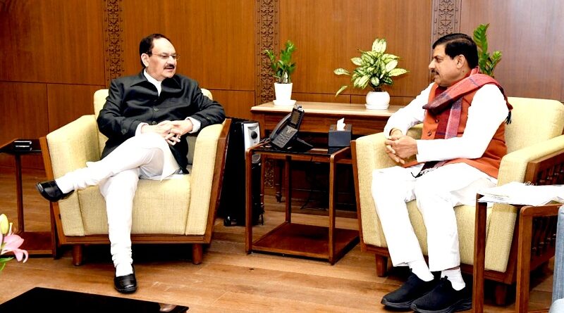 cm-dr-yadav-met-jp-nadda-invitation-visit-madhya-