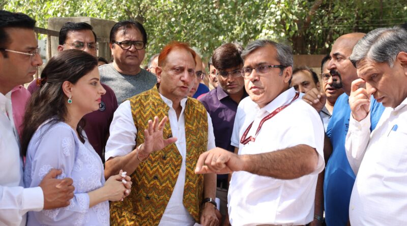 mayor-inspects-rajendra-nagar