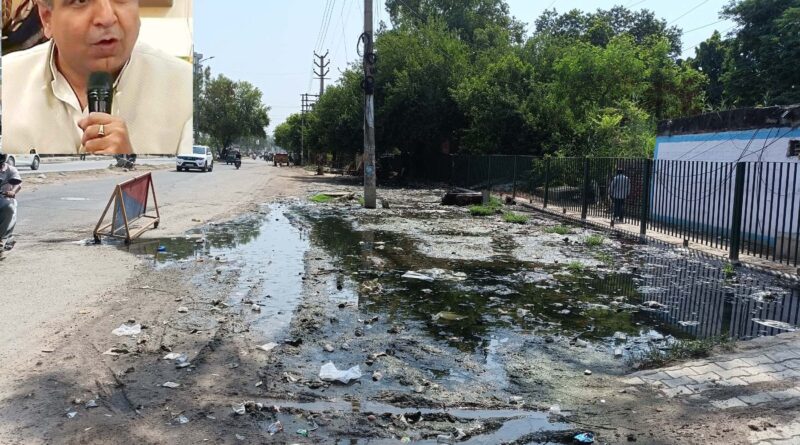 gurugram-mahaurali-road-water