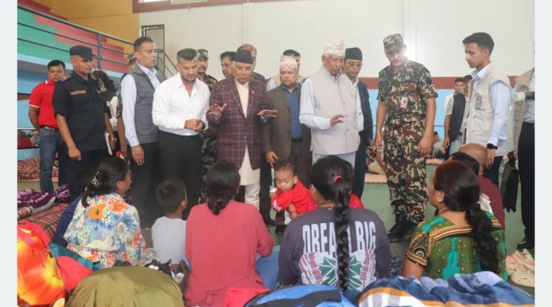 nepal-president-flood-area-ins