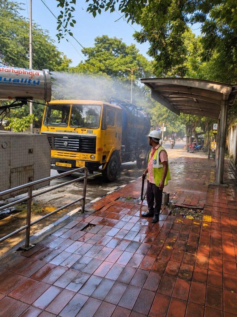 mcd-steps-up-dust-control-curb-air-pollution-delhi